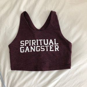 Spiritual gangster sports bra